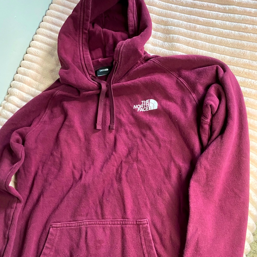 Maroon North-face Hoodie